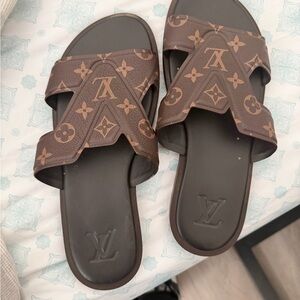 Louis Vuitton Brown Monogram Sandals